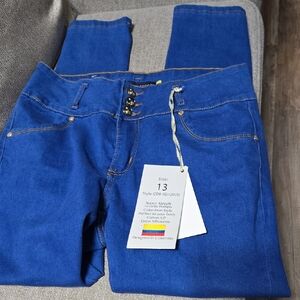 Columbia Blue Skinny Jeans Modern Fit
